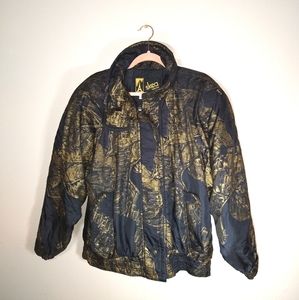 80s Vintage Skea Paris Vail Ski Coat Made in USA size 8 Women's Snow Gear